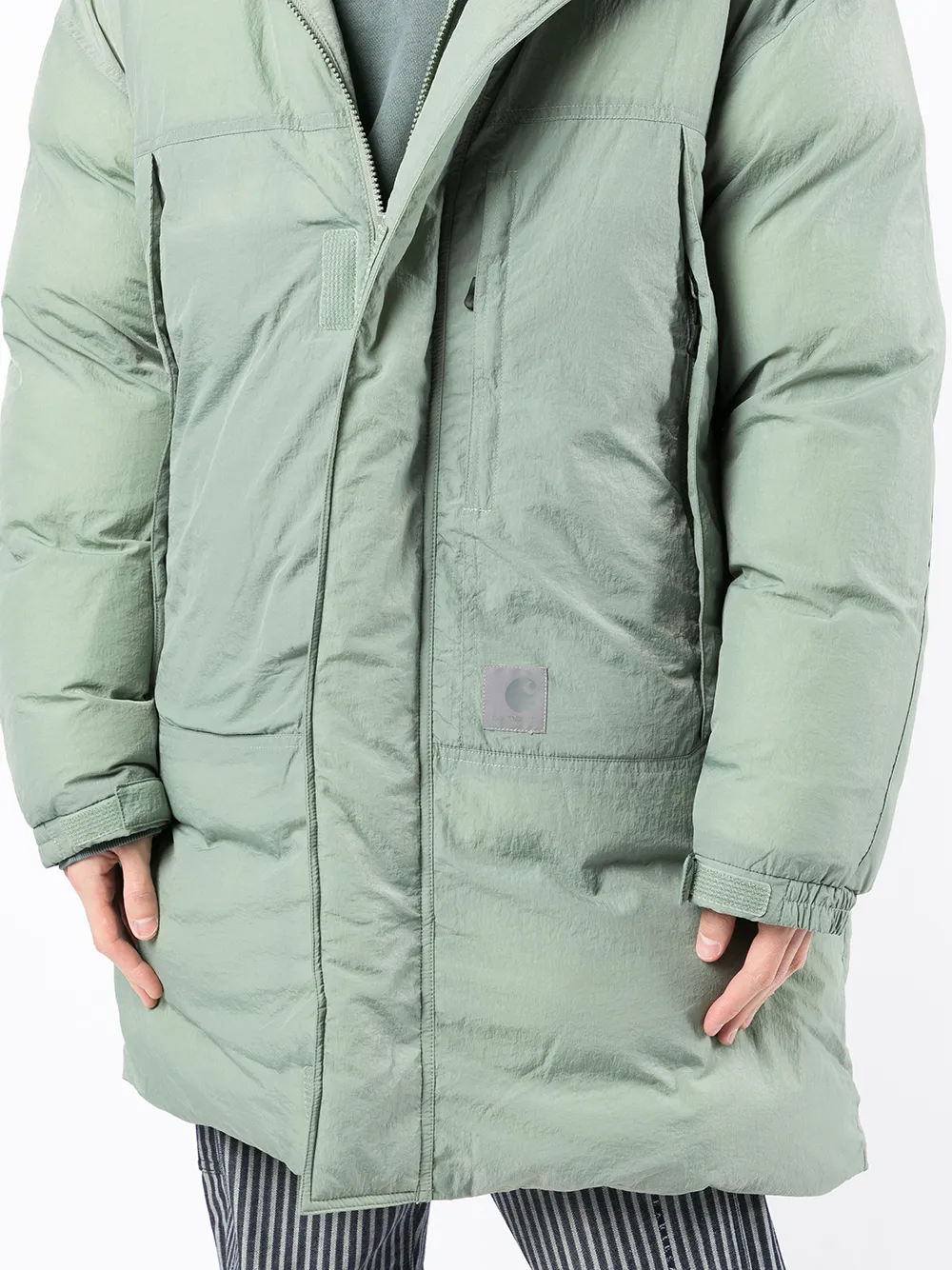 фото Carhartt wip пуховик с капюшоном