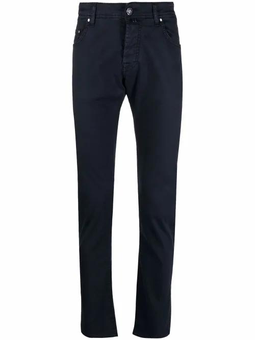 Pantalon skinny à taille basse - Jacob Cohën - Modalova