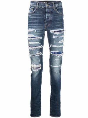 パンツ amiri slim fit jeans28 AMIRI Sz 28 Gray Stacked Skinny Jeans MENS 28x33 STRETCH