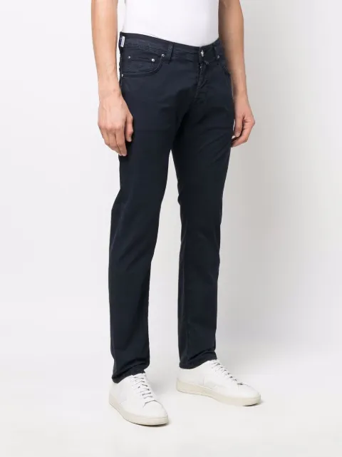 Jacob Cohen lowrise slimfit Trousers Farfetch