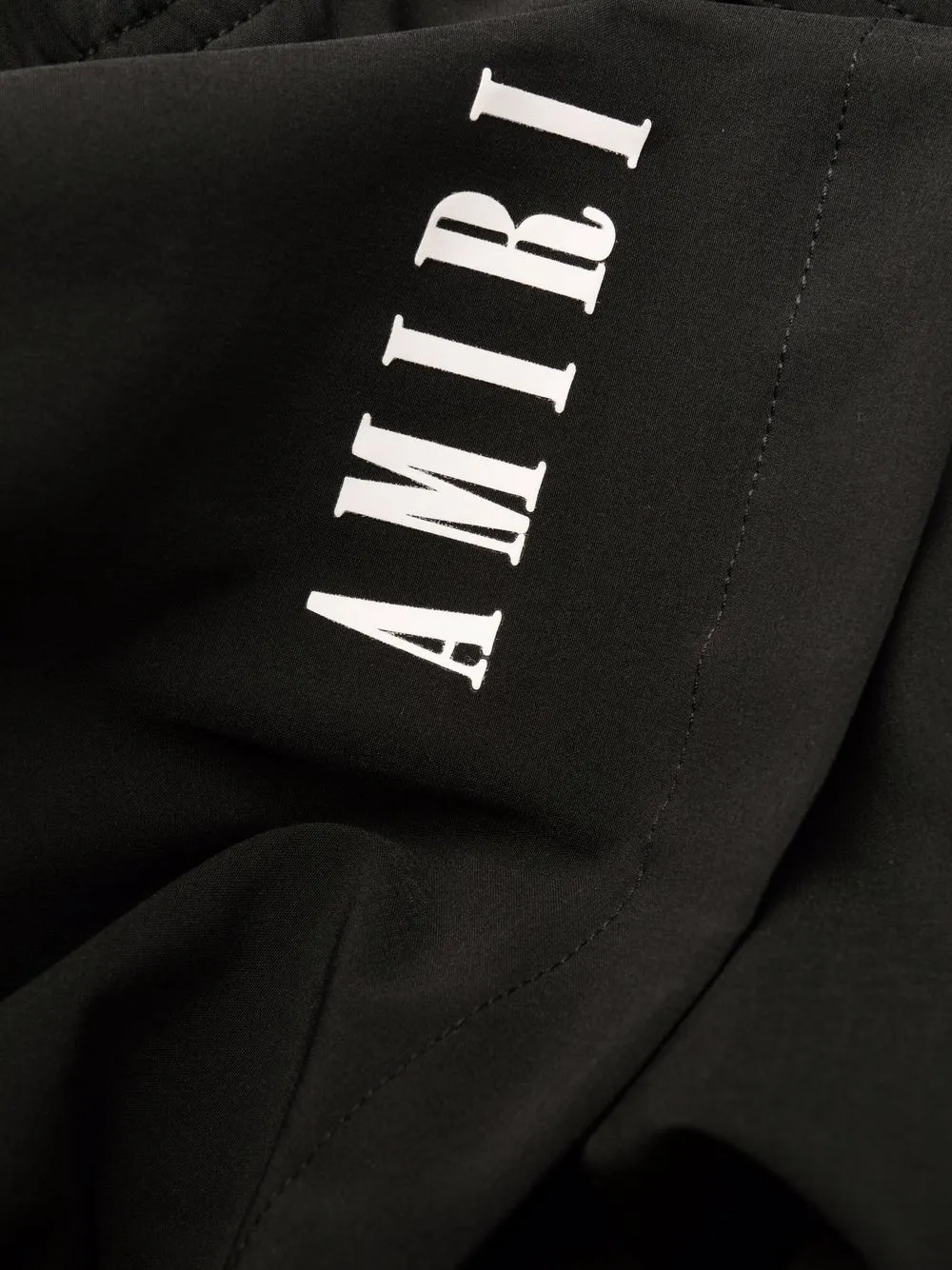  Amiri Badeshorts Mit Logo Print   Schwarz 