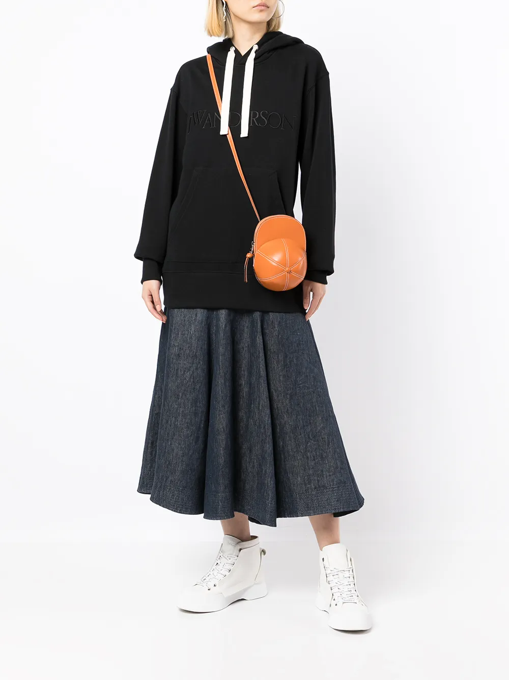фото Jw anderson худи с вышитым логотипом