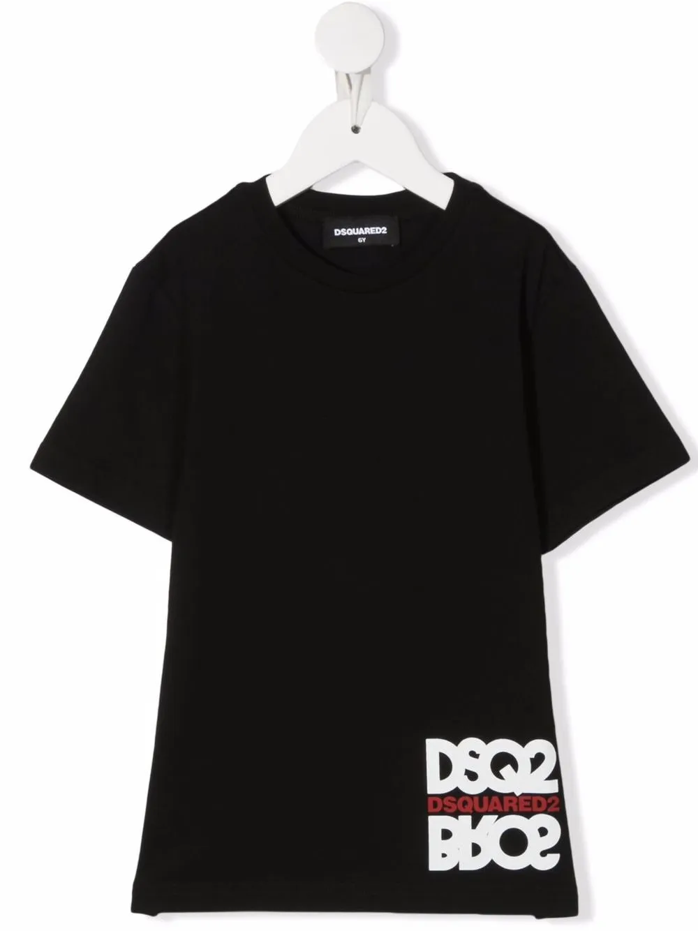 

Dsquared2 Kids playera con logo estampado - Negro