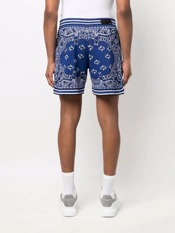 AMIRI bandana-print Track Shorts - Farfetch
