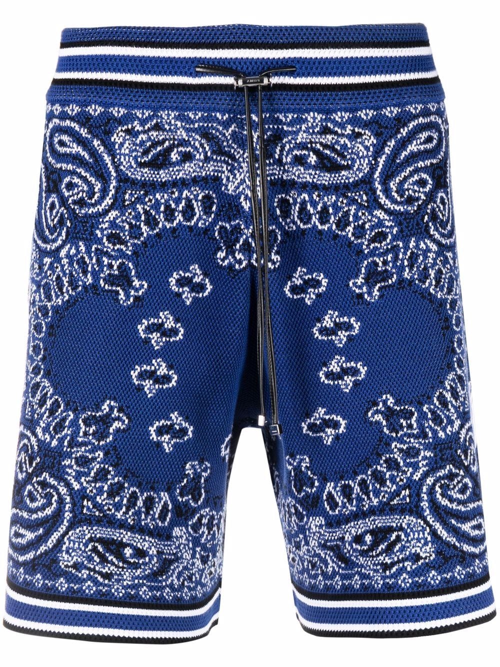 bandana-print track shorts