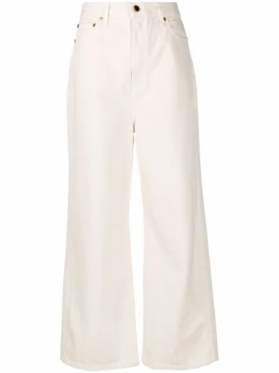 high-waist wide-leg jeans | KHAITE 