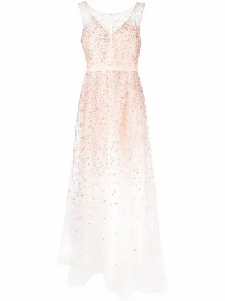 Marchesa notte outlet sleeveless tulle gown