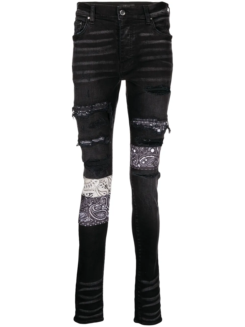 amiri paisley jeans