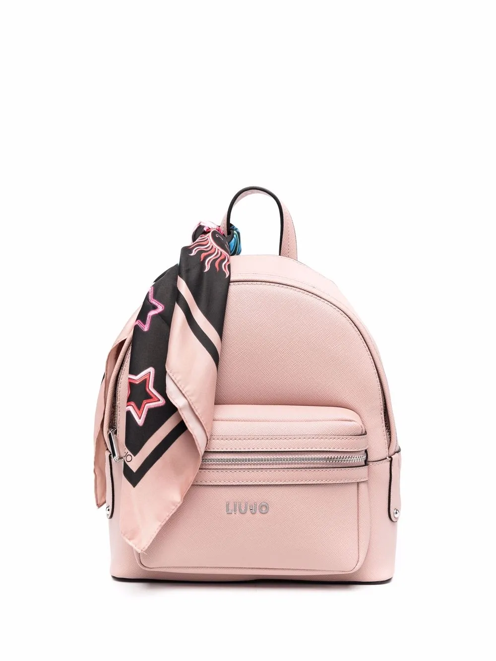 

LIU JO foulard-detail backpack - Pink
