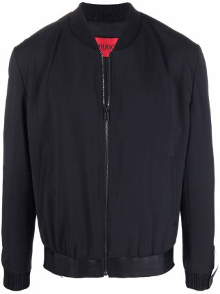 HUGO wool-blend Bomber Jacket - Farfetch