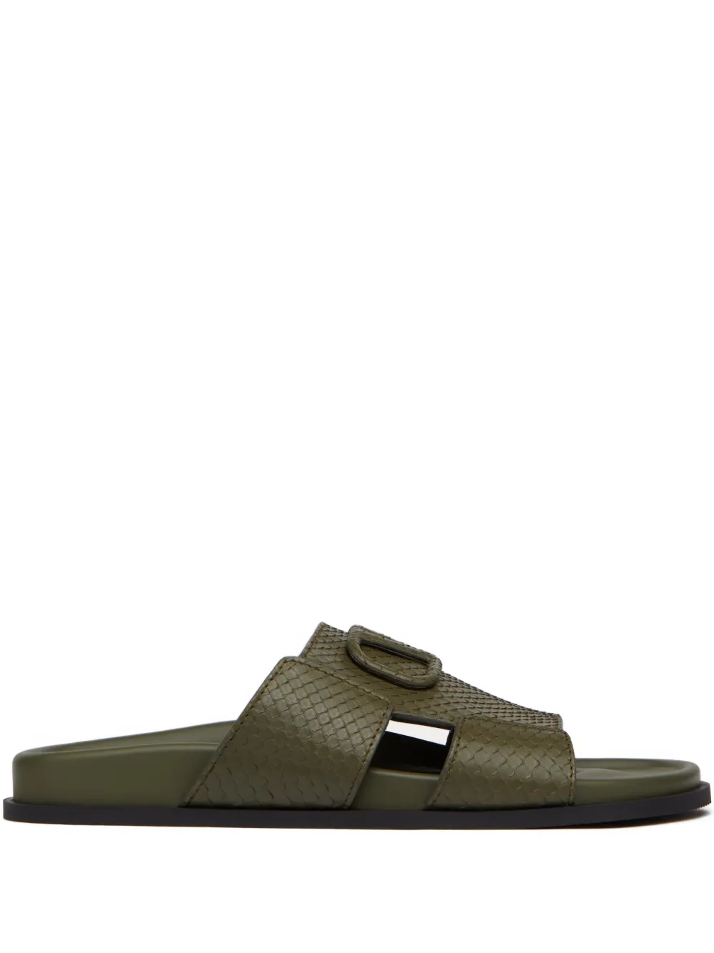 Valentino Garavani Python slides | Green | Image 1