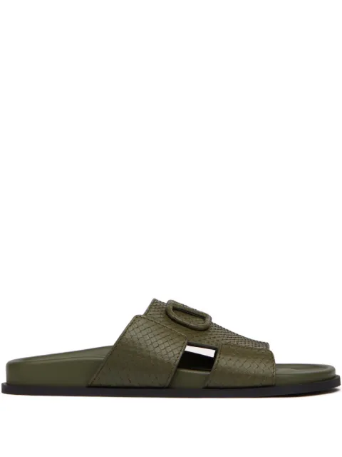 Valentino Garavani VLogo Signature leather slides 