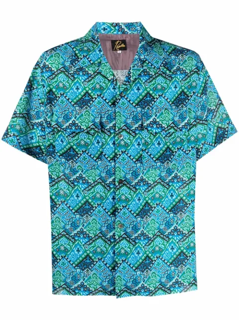Needles camisa con estampado abstracto 
