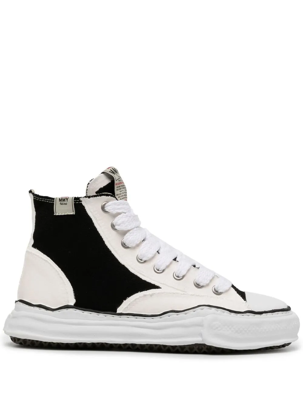 

Maison Mihara Yasuhiro tenis altos Peterson - Blanco