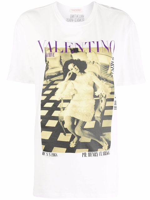 Valentino photograph-print cotton T-shirt