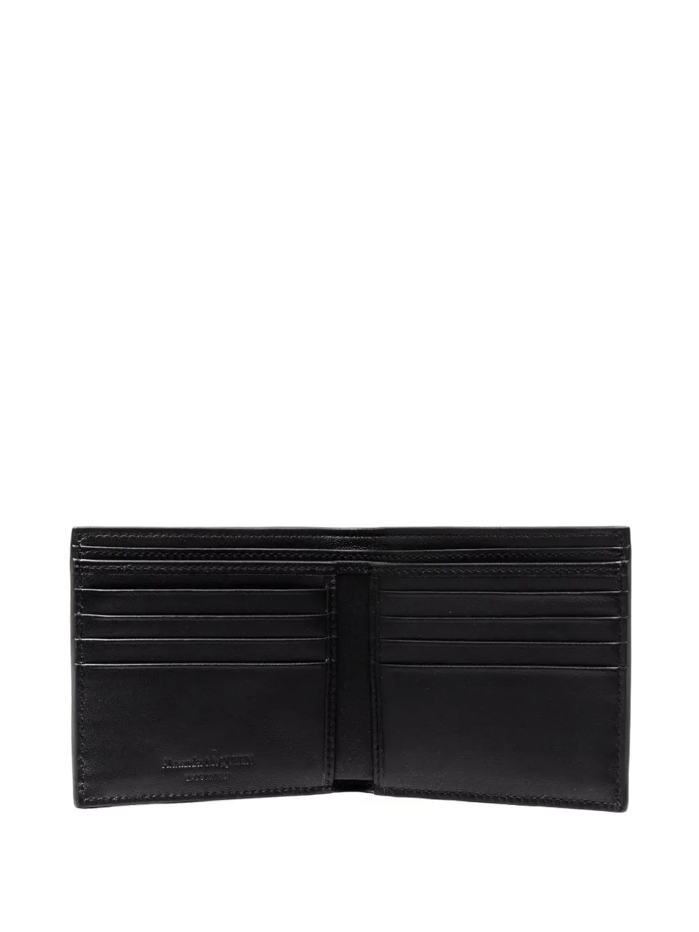  Alexander Mcqueen Portemonnaie Mit Graffiti Print   Schwarz 