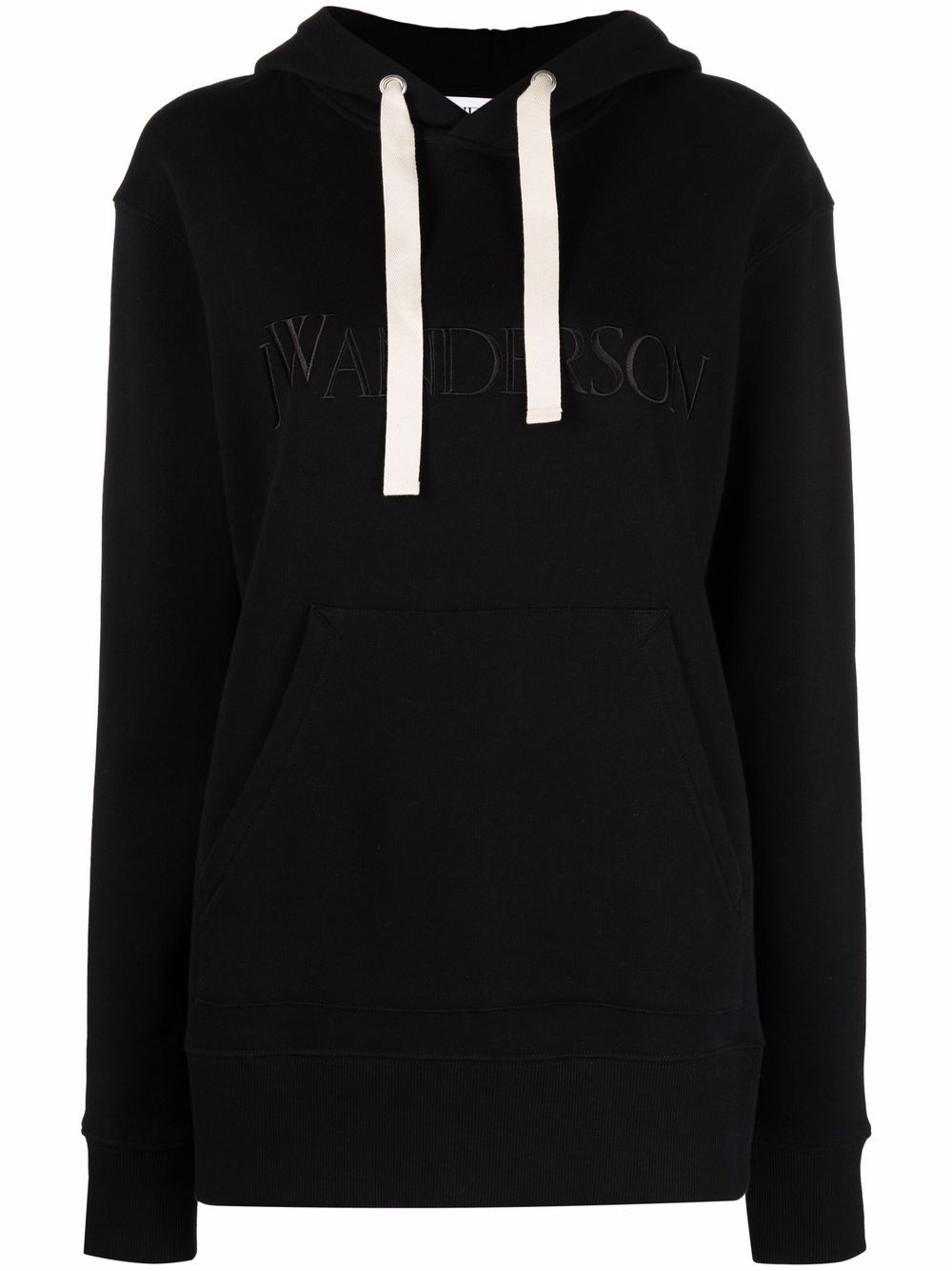 фото Jw anderson embroidered-logo long-sleeve hoodie