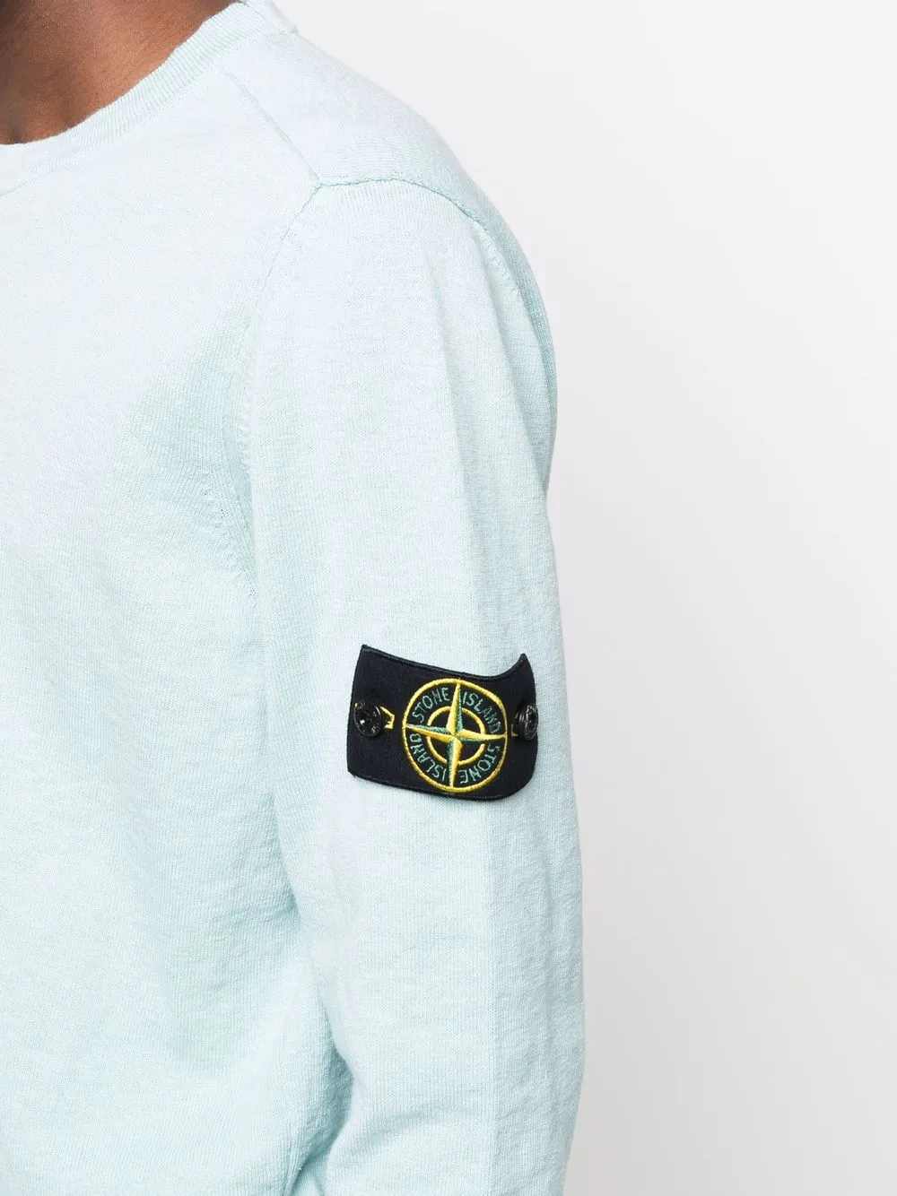 фото Stone island джемпер с нашивкой-логотипом