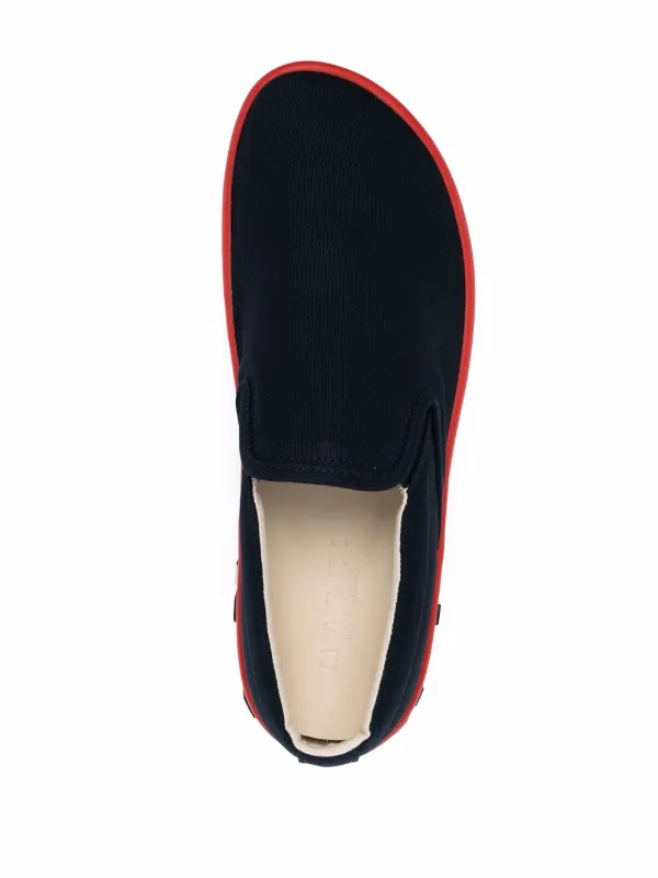 国内発送関税込み MARNI ロゴスニーカースリッポン 国内即発】21AW！MARNI レディーススニーカー SNZW010703 W01