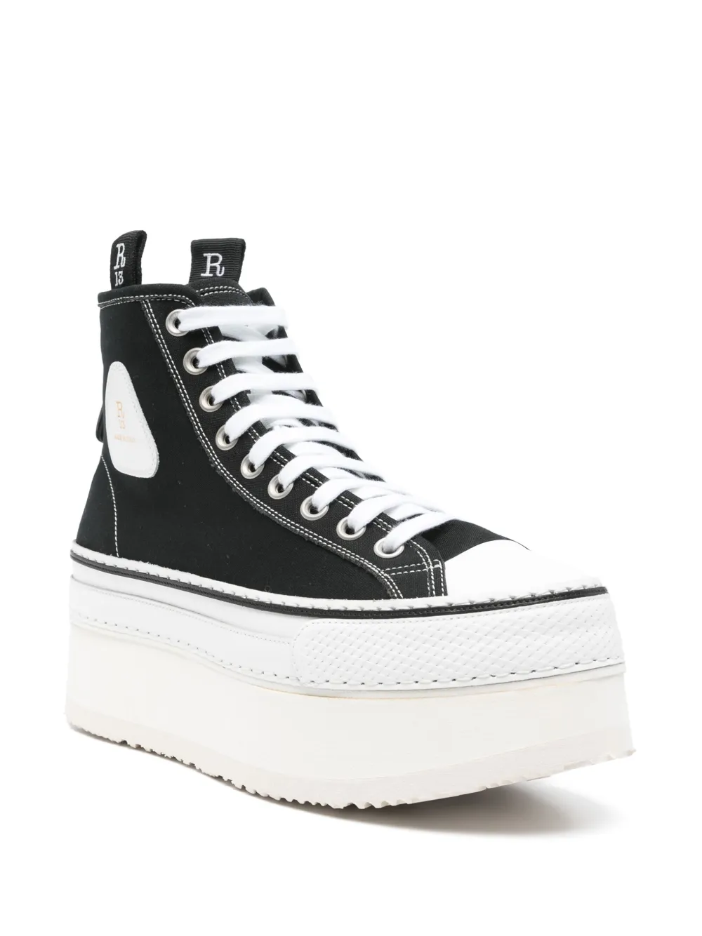 R13 High-top sneakers - Zwart