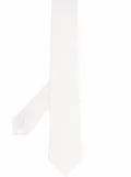 Tagliatore woven neck tie - White