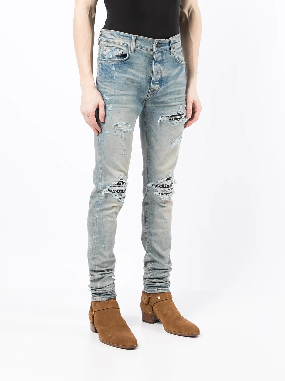 AMIRI MX1 Ripped Skinny Jeans - Farfetch