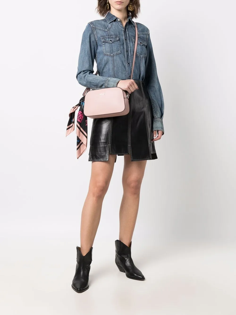 фото Liu jo каркасная сумка с платком