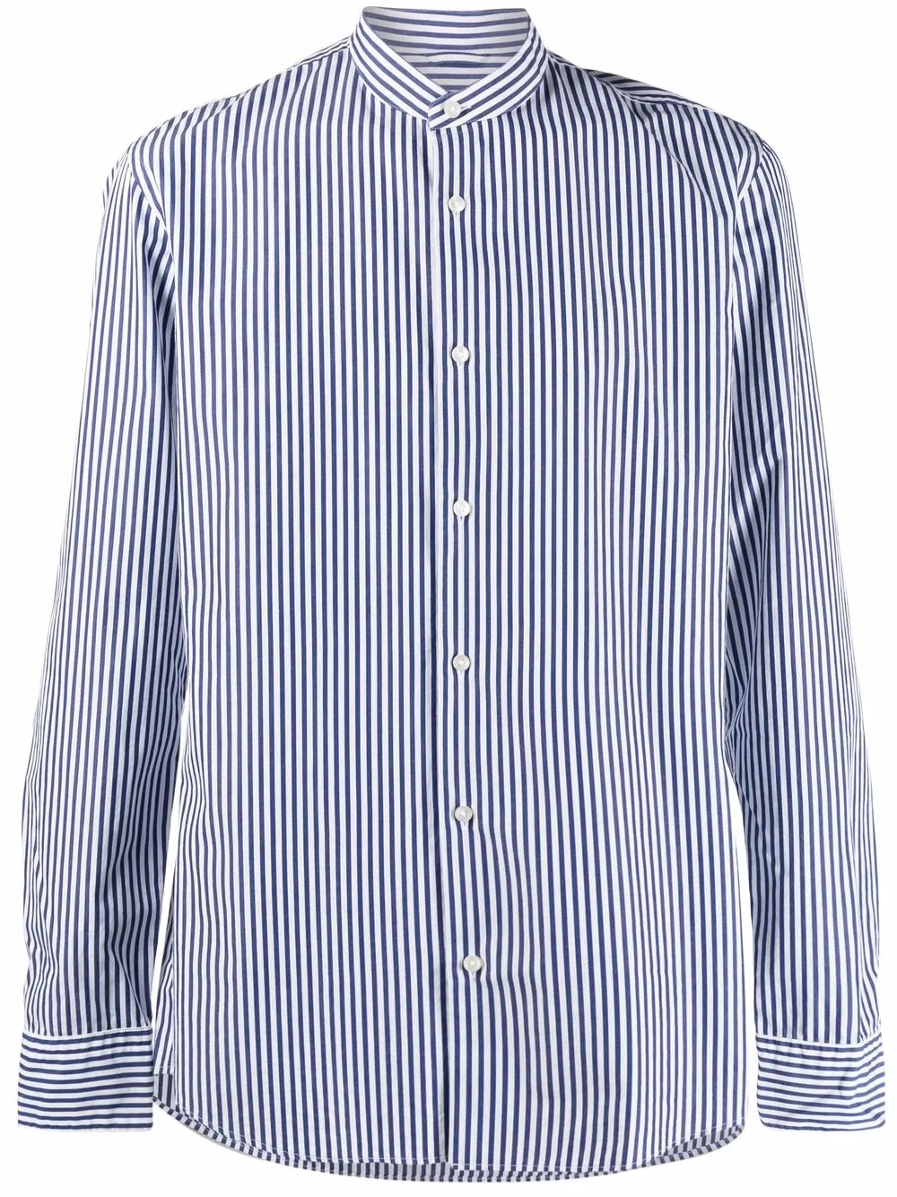 

BOSS striped long-sleeve shirt - Blue