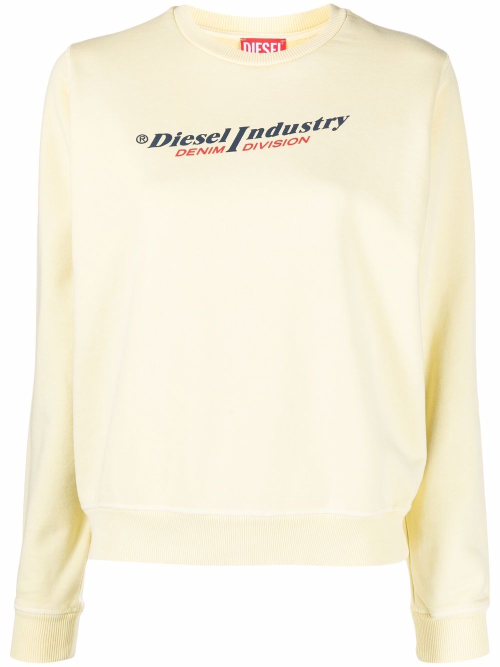 

Diesel sudadera F-REGGY-IND con logo estampado - Amarillo