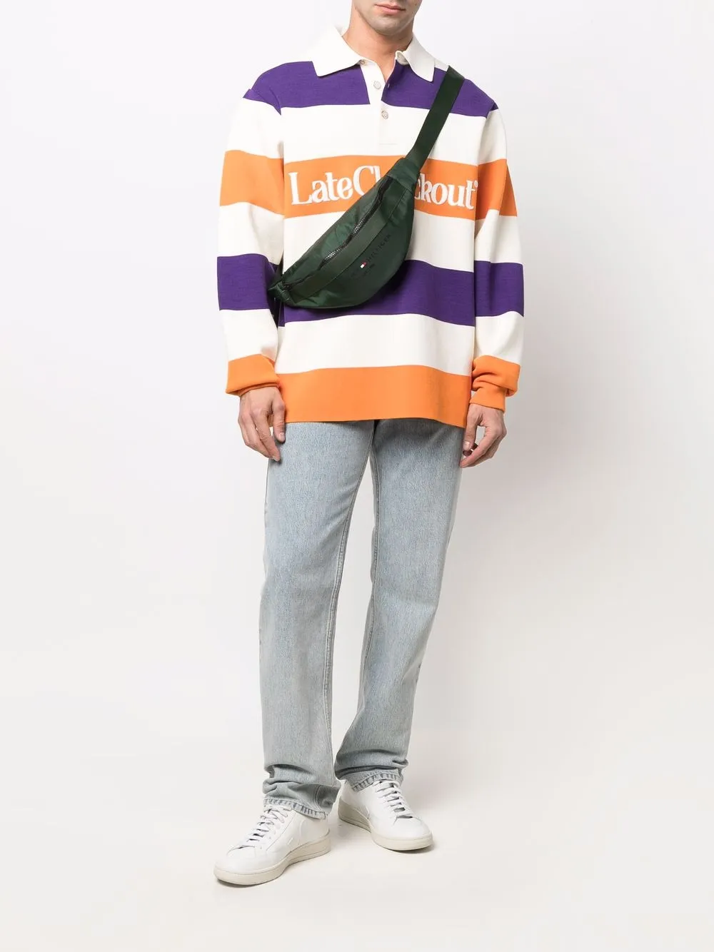 фото Tommy hilfiger поясная сумка на молнии с логотипом