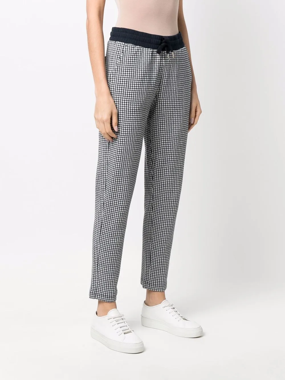 фото Tommy hilfiger брюки прямого кроя в ломаную клетку