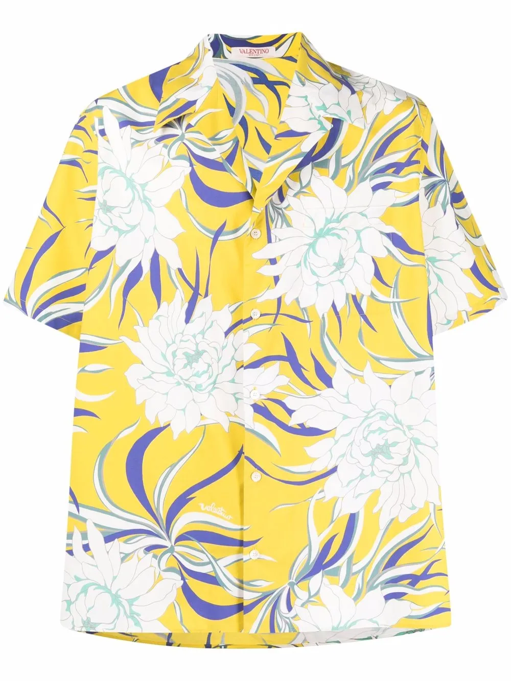 

Valentino graphic-print short-sleeve shirt - Yellow