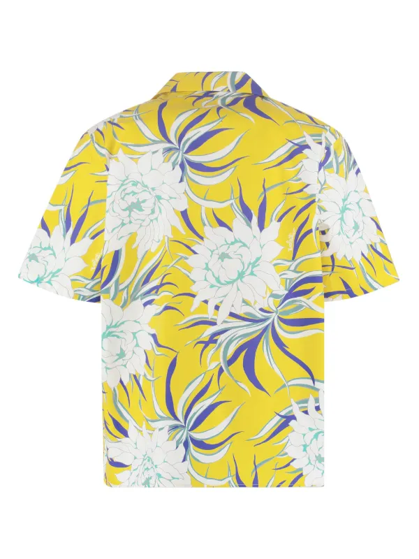 VALENTINO　ヴァレンティノ  Tシャツ 花柄 イエロー グリーン 花柄 VALENTINO(ヴァレンティノ) シャツ(メンズ) - ブランド通販のBUYMA