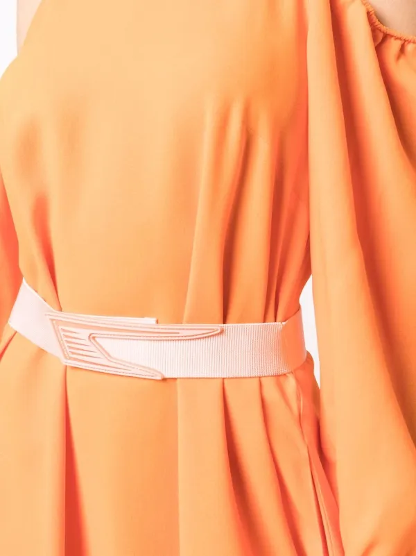 STELLA MCCARTNEY オフショルダー ミディ ドレス Stella McCartney ステラ・マッカートニー オフショルダー