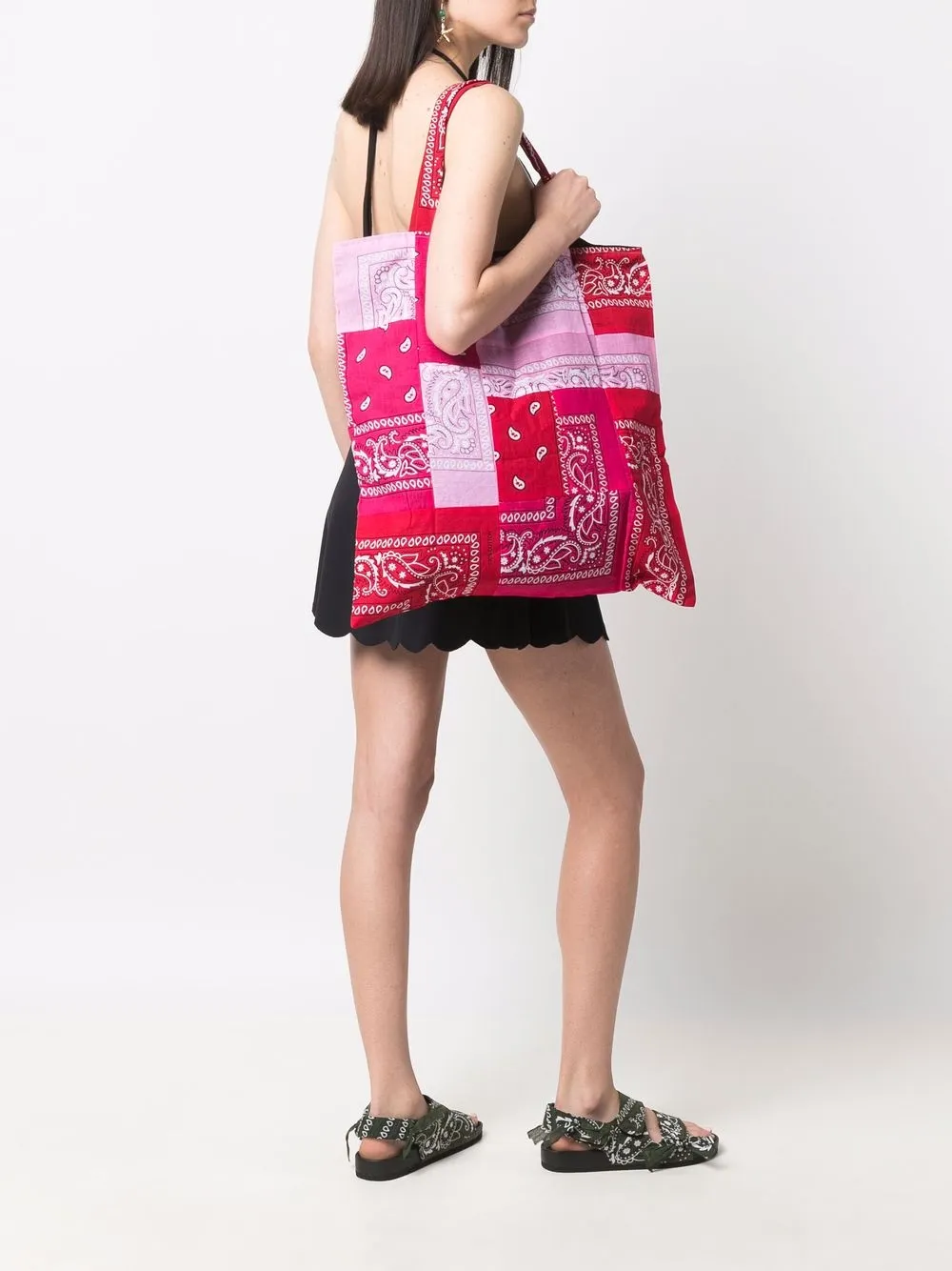 фото Arizona love bandana-print tote bag