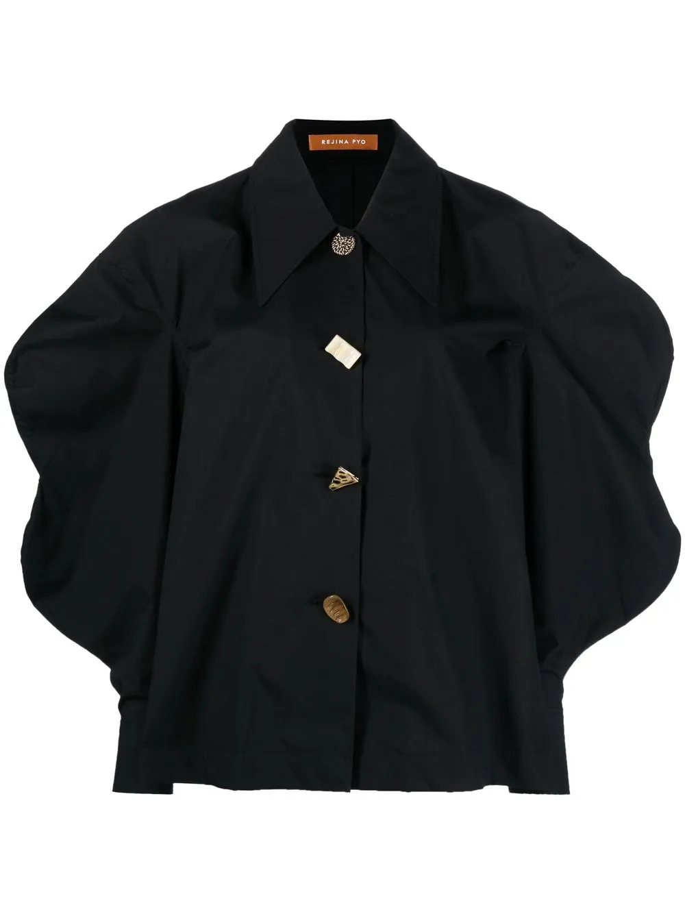 

Rejina Pyo Sasha puff-sleeve shirt - Black