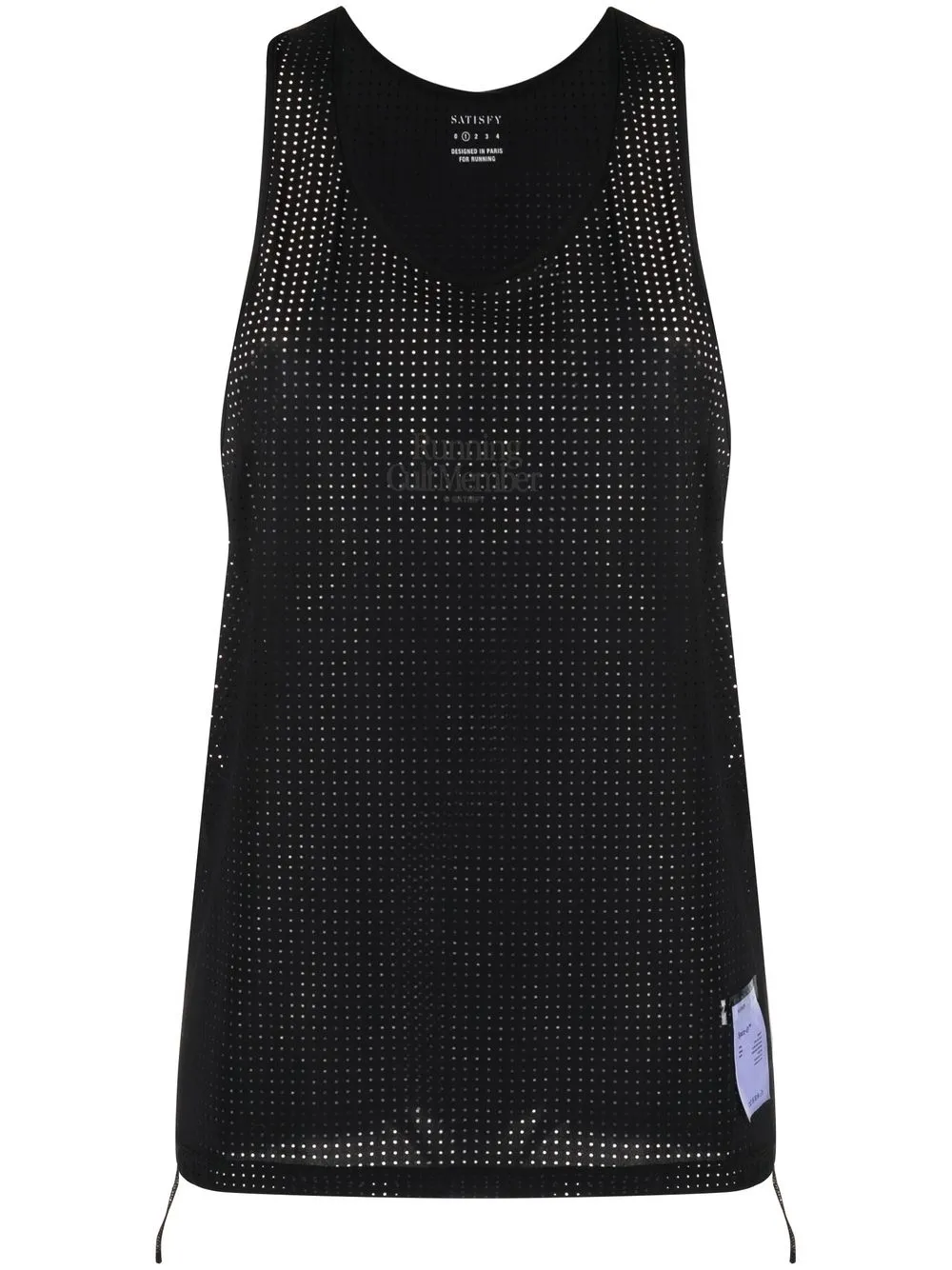

Satisfy Space-O racerback singlet vest - Black