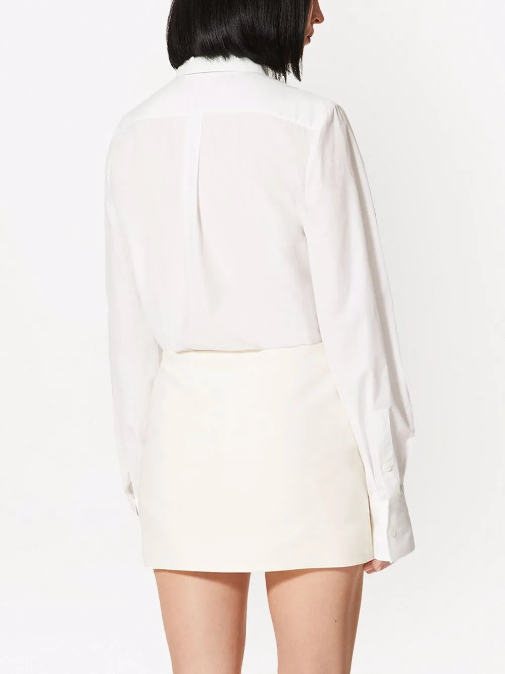 Valentino Garavani appliqué-detail long-sleeve shirt | Clothing | Image 4