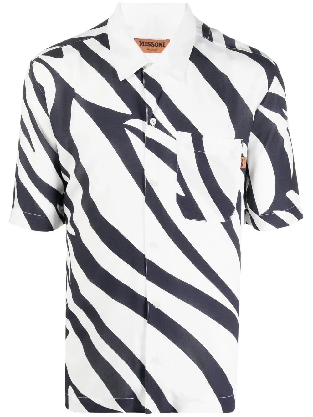 

Missoni camisa con estampado abstracto - Blanco