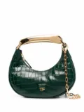 TOM FORD mini Bianca crocodile-embossed shoulder bag - Green