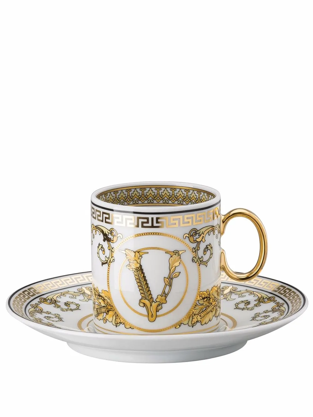Versace Virtus Gala Espresso Cup And Saucer Farfetch