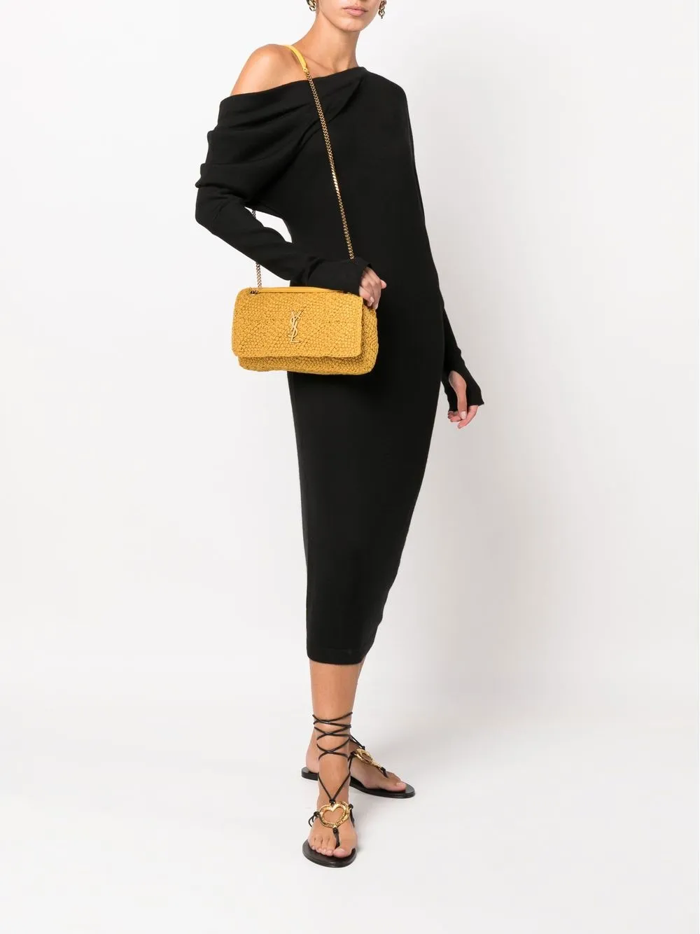 Saint Laurent Jamie medium schoudertas - Geel