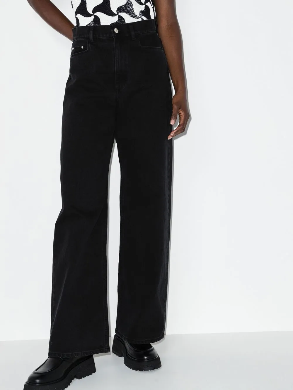 Wandler Boyfriend jeans - Zwart