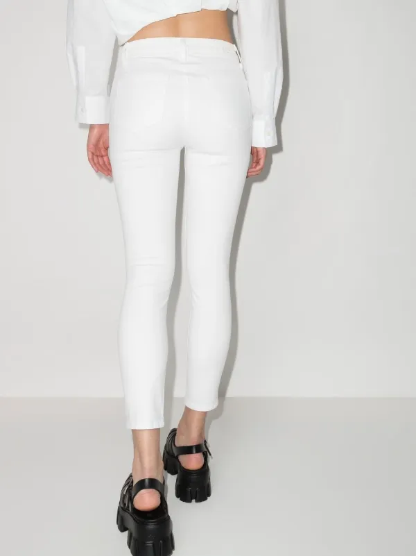 Paige Genevieve TALL Crisp White Flare  The Blue Collection