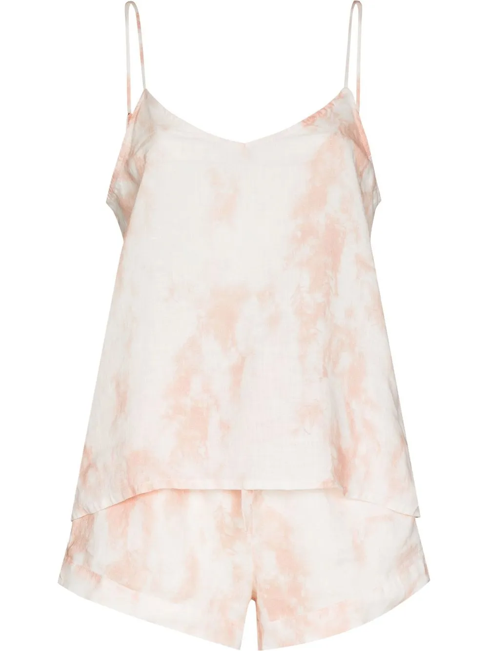 

Desmond & Dempsey Summer Dusk camisole pajama set - Pink