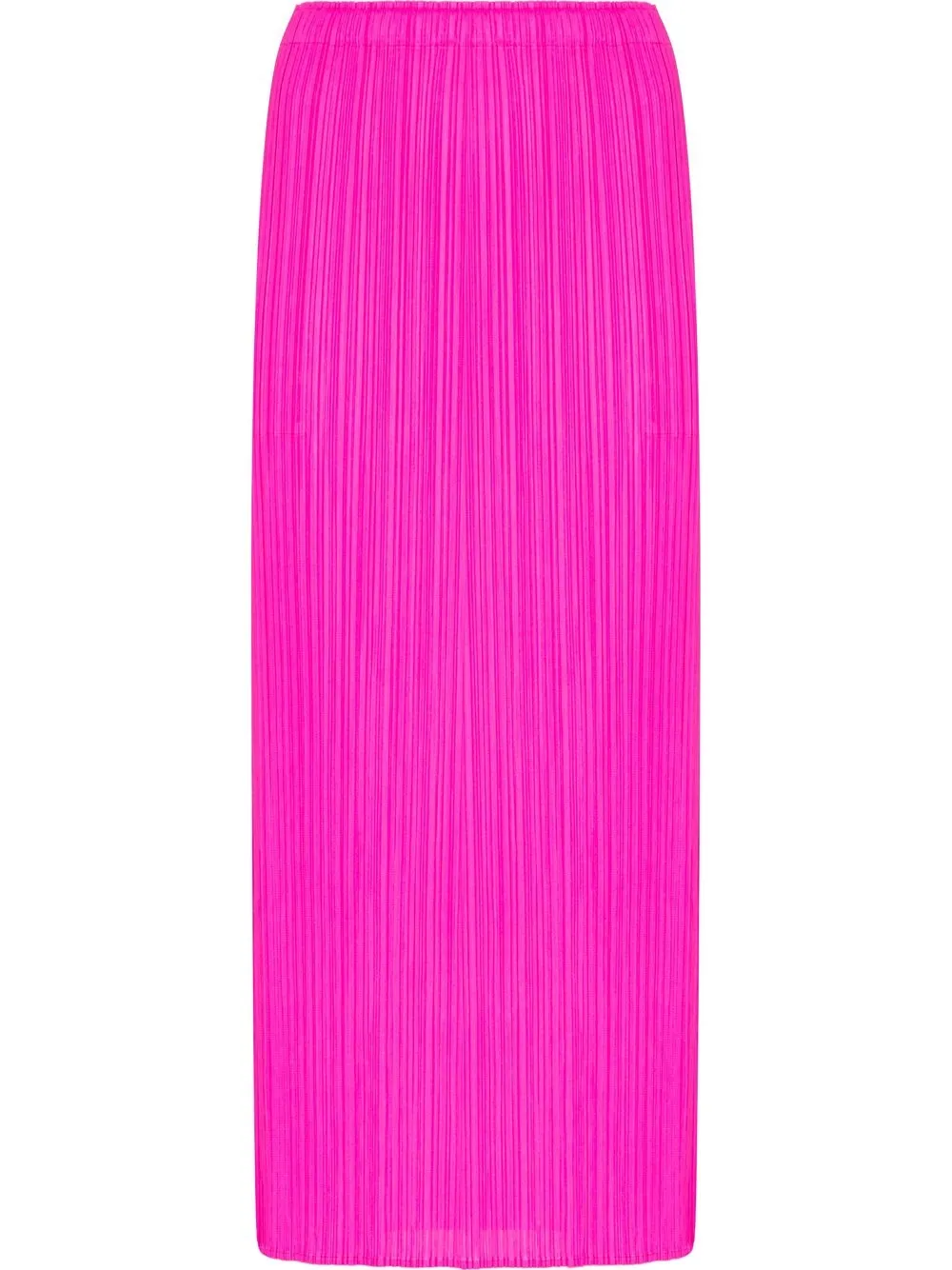 

Pleats Please Issey Miyake falda midi plisada - Rosado