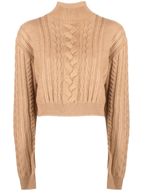 Recreational Habits cable-knit wool jumper