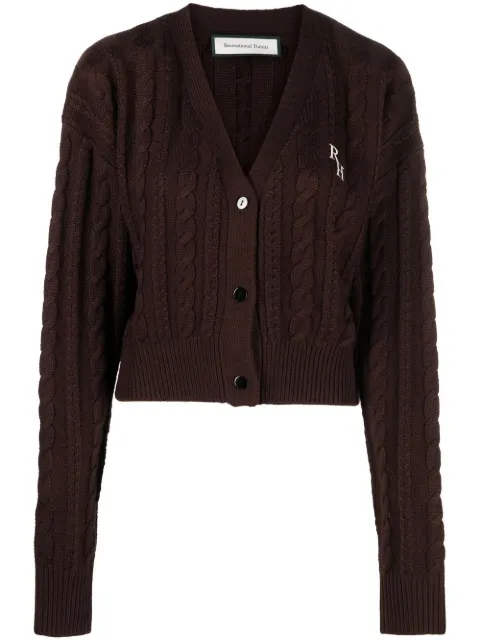 Recreational Habits Wes cable-knit cardigan