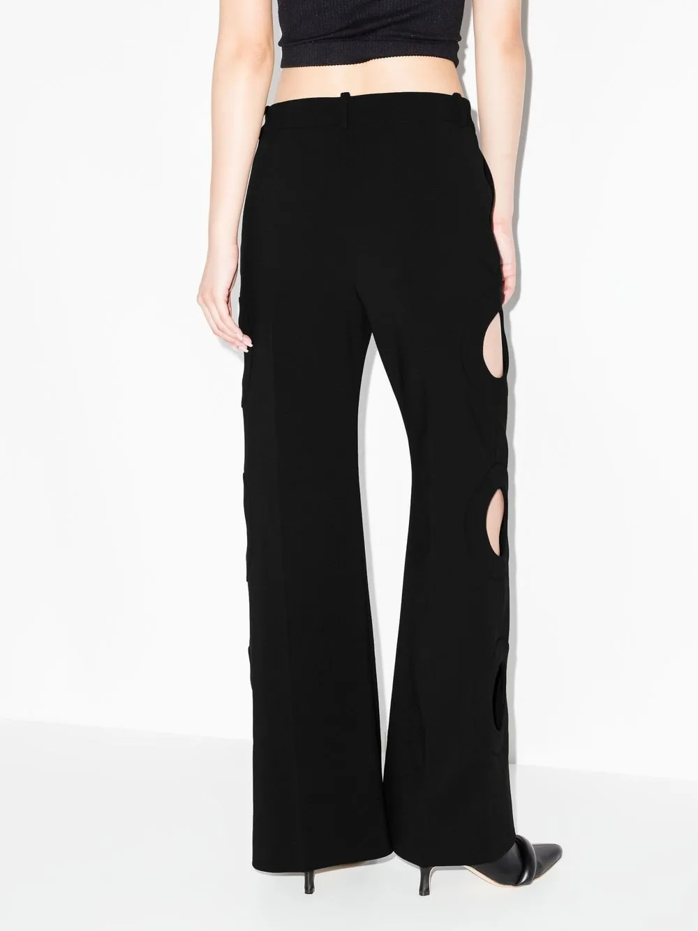 A.W.A.K.E. Mode Circle cut-out Trousers - Farfetch