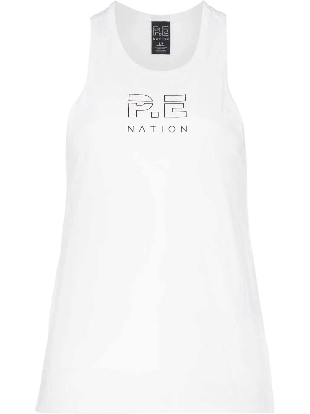 

P.E Nation Endurance organic-cotton tank top - White